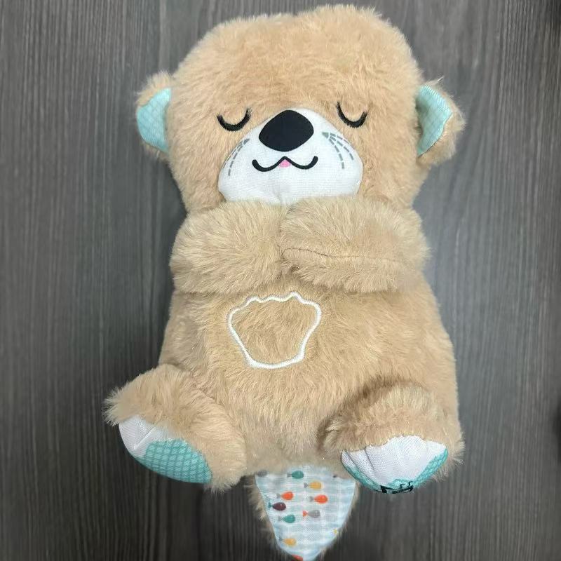 Respiración calmante Koala Bebé recién nacido Sonido y luz Muñeca calmante artefacto para dormir Educación temprana Máquina de cuentos Juguetes musicales