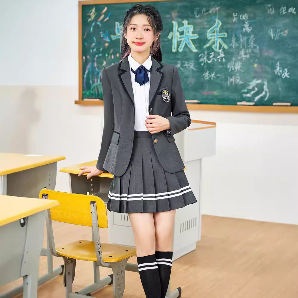 (2개) 학급 교복, 교복, 대학 스타일 양복, 주름 치마 양복, 남녀 유치원 교사 교복, 고등학교 토론 대회 예복