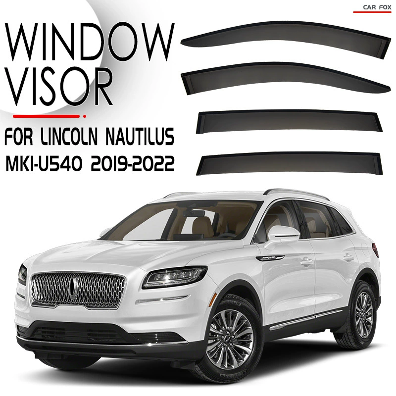 Suitable for Lincoln MKX navigation home windows, sunny rain shields MKX Nautilus Window Visor