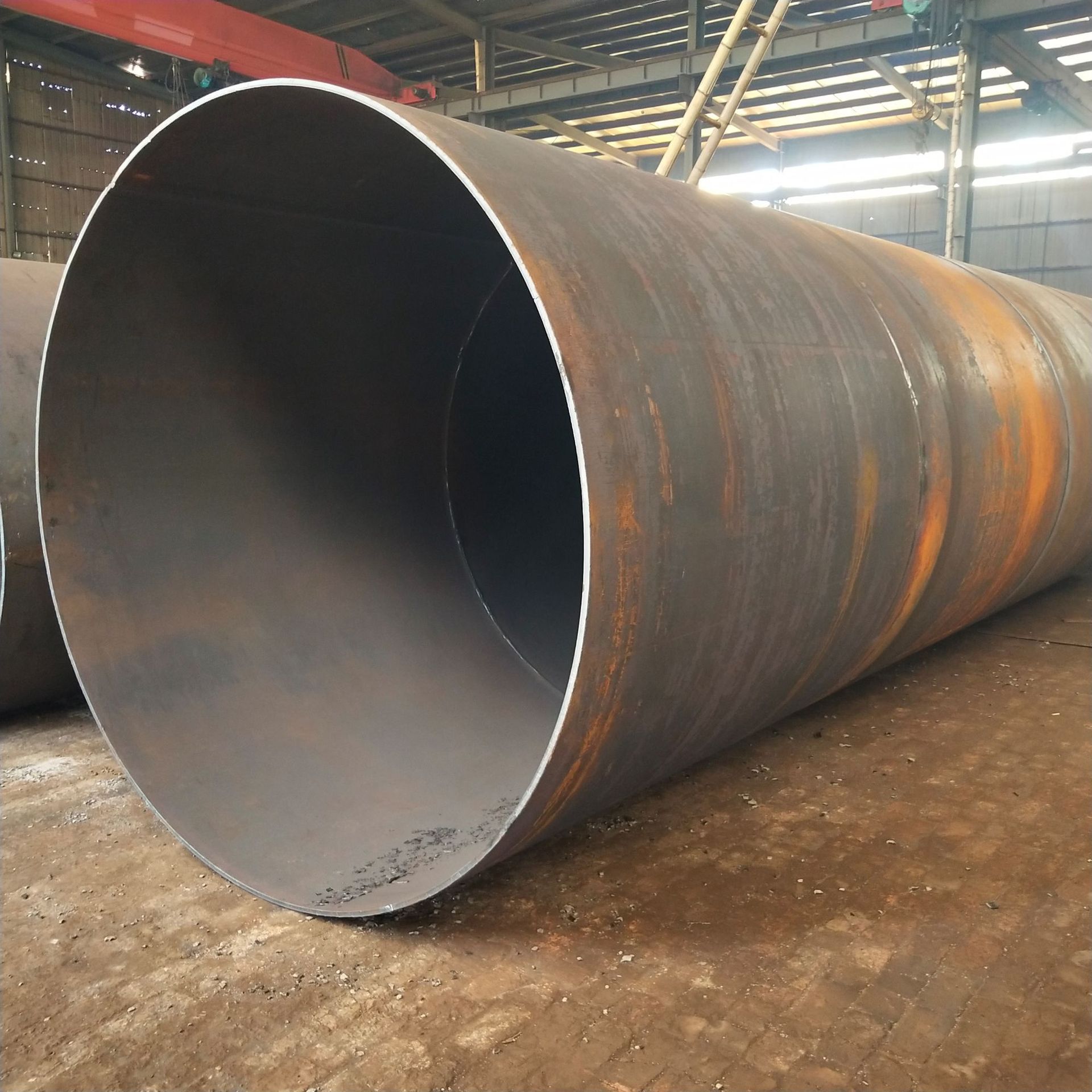 螺旋钢管批发螺旋钢管大口径螺旋钢管厚壁螺旋焊管批发鲁星钢制