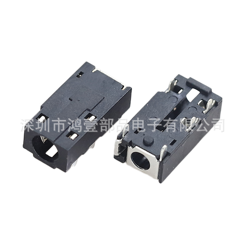 鸿壹销售耳机插座 5P插板无头 3.5口径音频接口母座