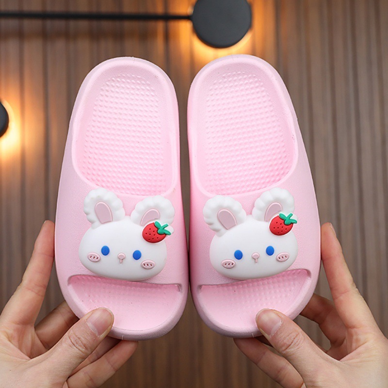 子供用サンダル、女の子用夏の漫画のかわいい滑り止め屋内入浴および屋外着用ベビーホームスリッパ|undefined