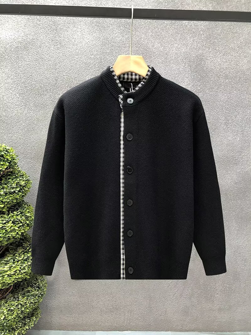 Herren Strickjacke Im Retro Look Für Den Herbst Und Winter_voghion.com
