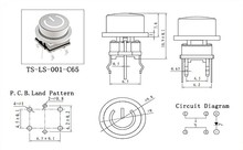 6*7.2�p�|�����_�PTS-LS-001-C65ֱ��6�_LED�������I��λ���o�_�P