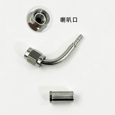 connector 0/28/90 degree internal | Tubing - 90-degree-bell-mouth