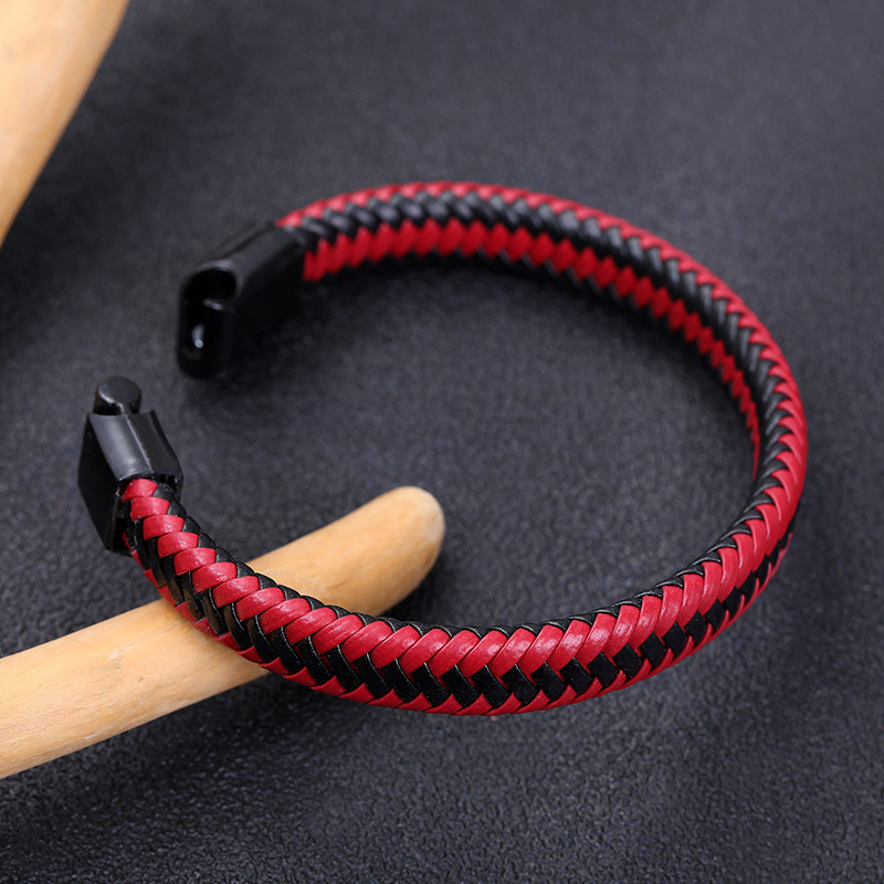 retro woven magnetic bracelet