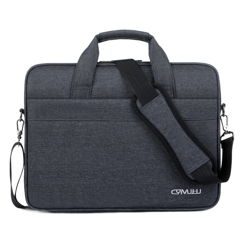 Large-Capacity Business Laptop Bag Men's Shoulder Laptop Bag Women's Double-Layer Oxford Cloth Briefcase Dropshipping