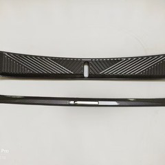 25 BMW X3 カーボンファイバーパターン ABS トランク内外リアガードに適しています。