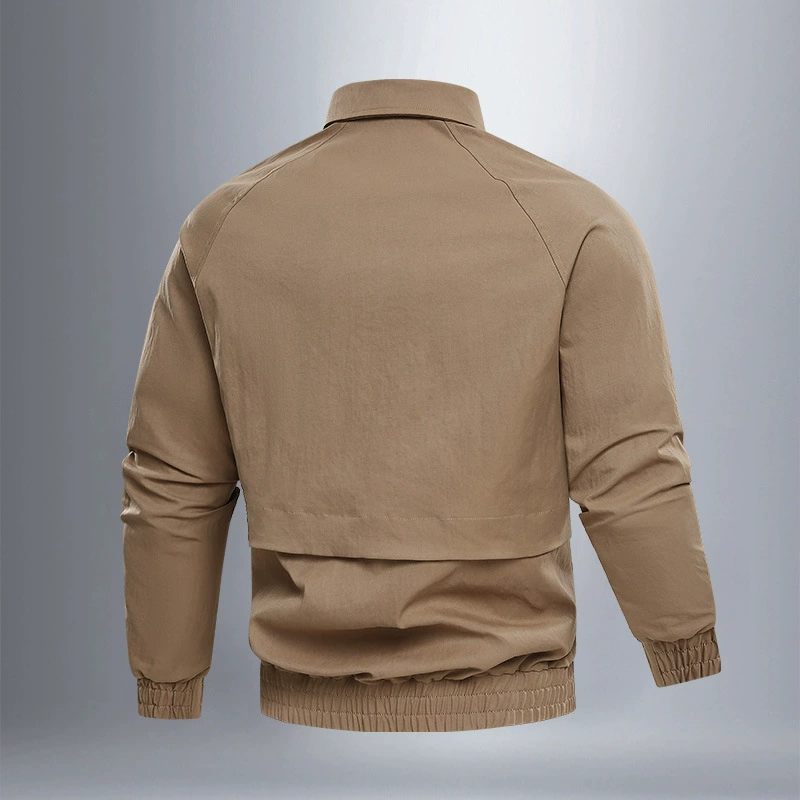 Men's retro spring jacket for leisure, oversize, high-quality style