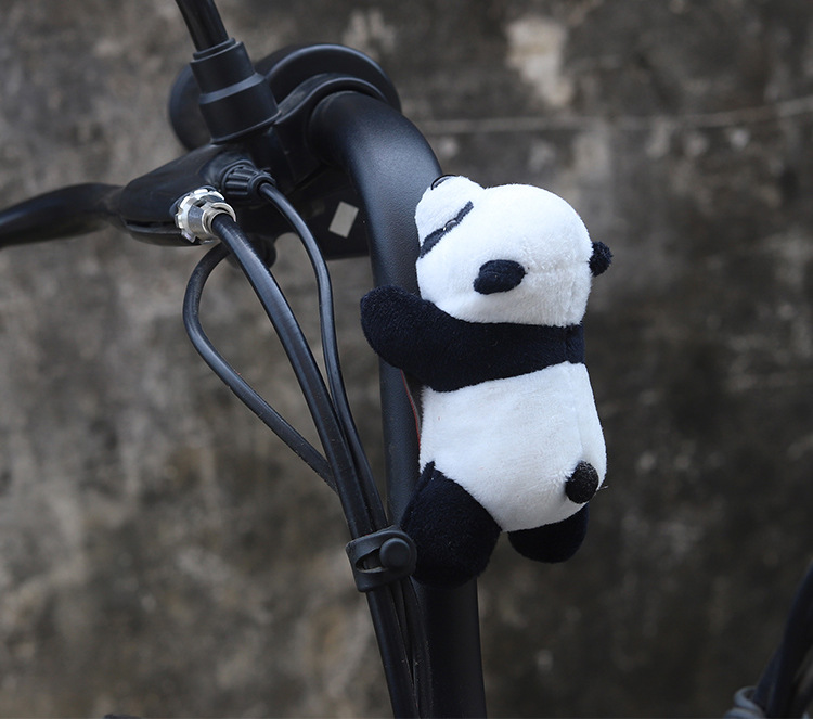 Cute Panda Doll Decoration Accessories for Bicycle, Electric Bike, Motorcycle