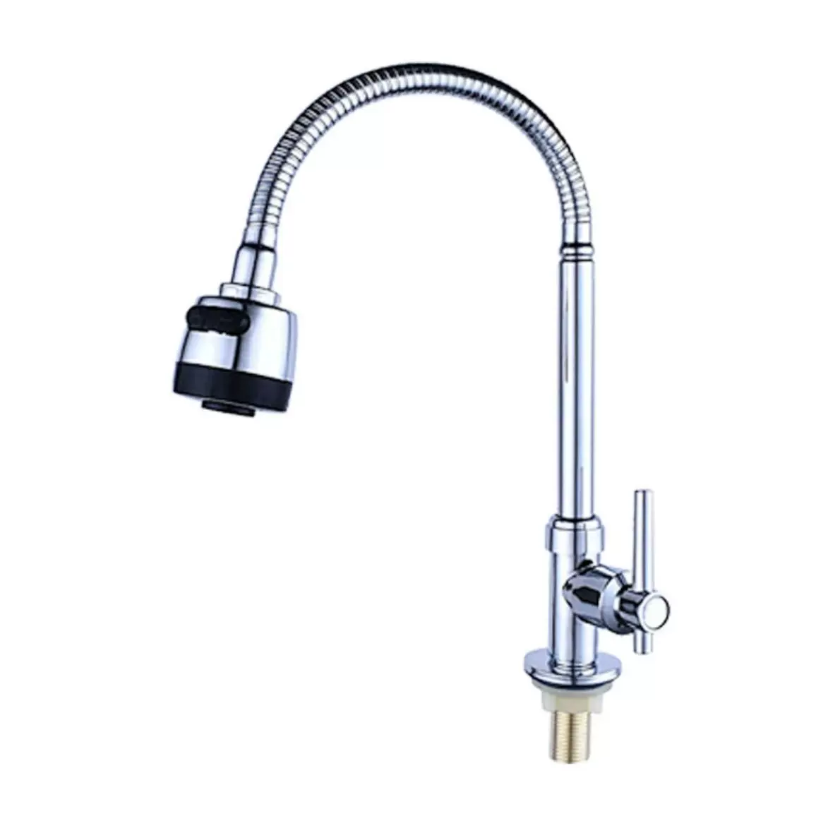 出口东南亚巴西电商款 ABS塑料立式万向水龙头 厨房单冷万向龙头