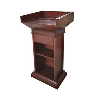 Multimedia School Solid Wood Podium Multimedia School Solid Wood Reception Desk Teacher Hosting Training Platform