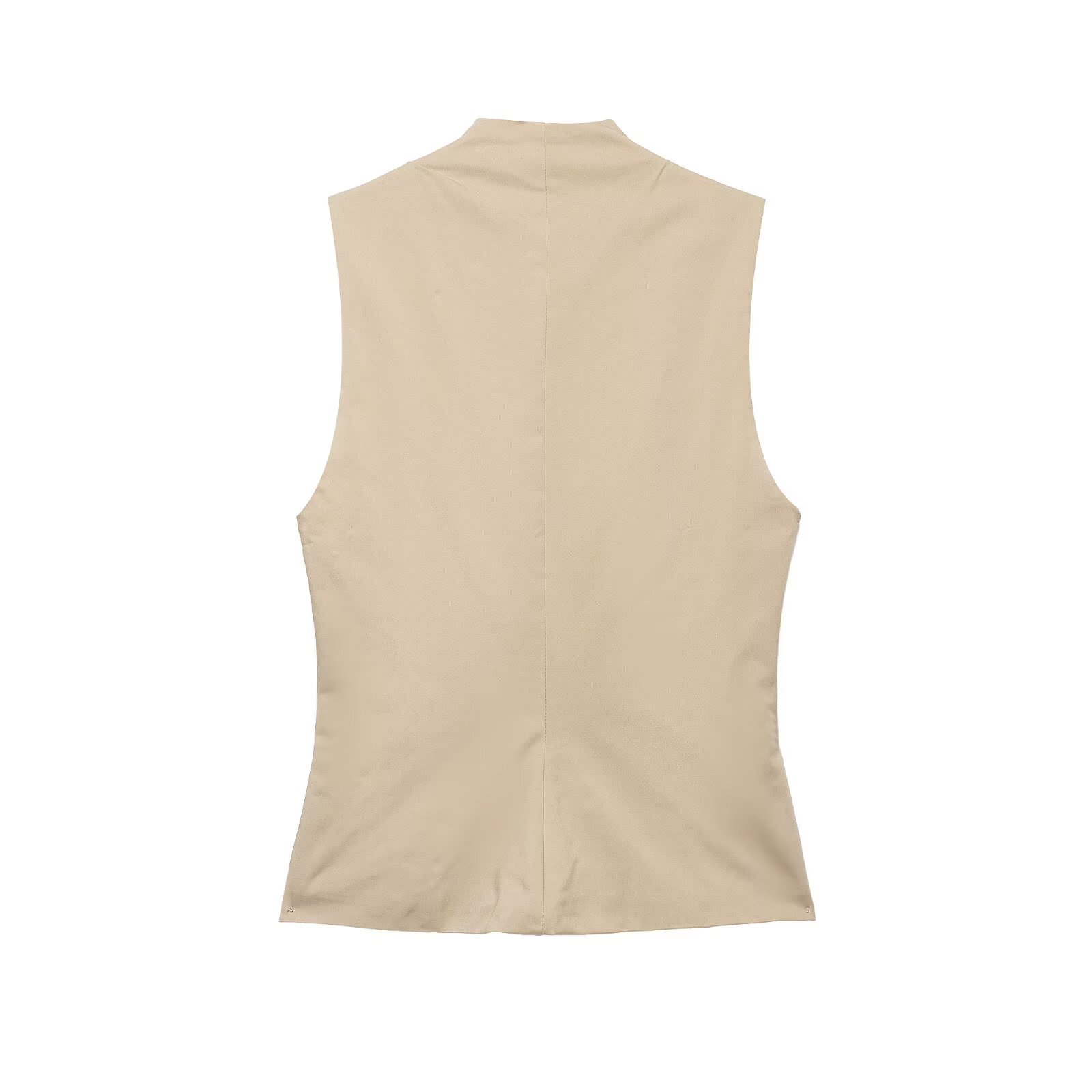 PB & ZA ropa de mujer 2026 primavera temperamento de moda simple versátil de estilo de viaje con botones decorados camisa elástica 3067055