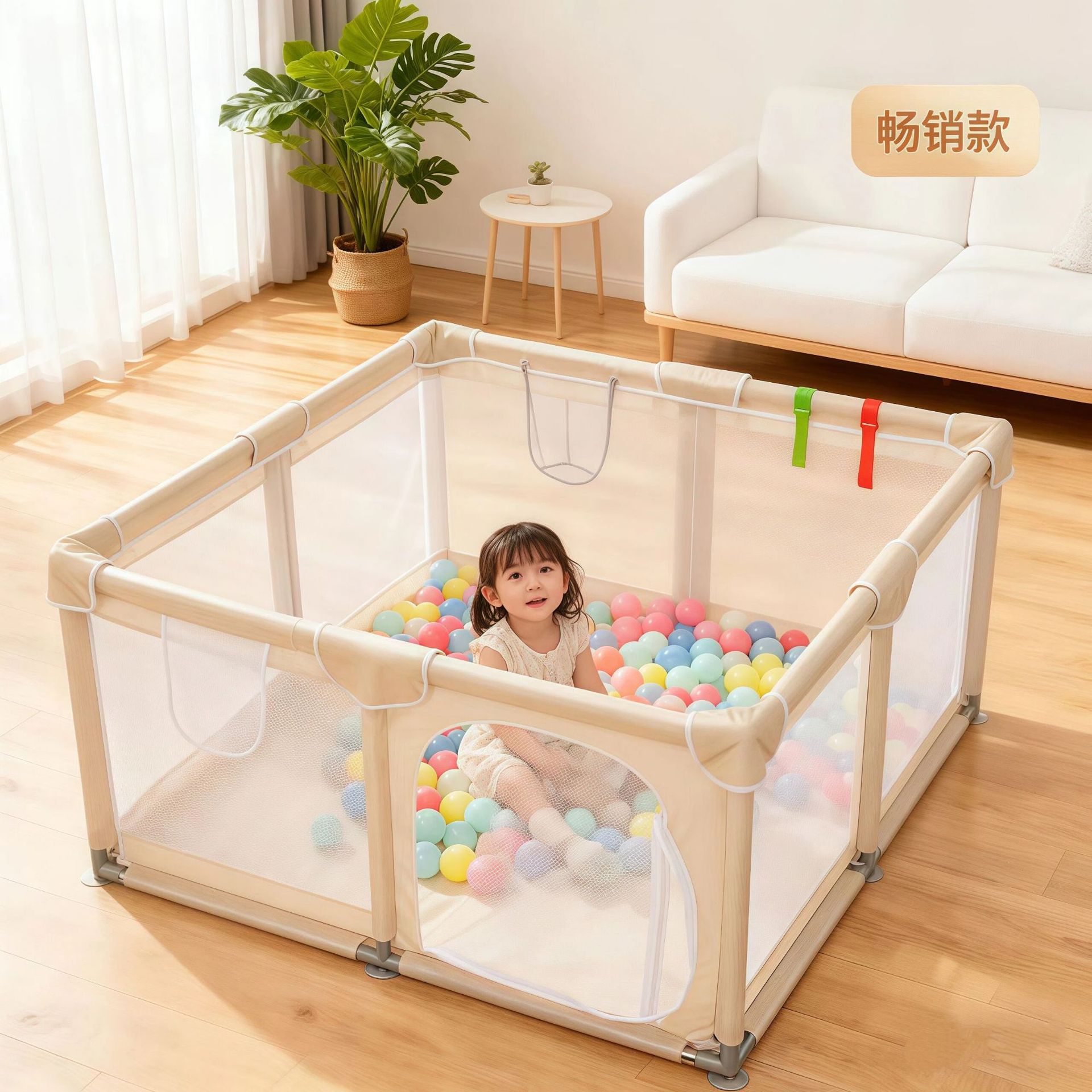 valla de protección valla de juego para bebés valla de juego para bebés valla de grano para niños valla de protección de piscina doméstica interior