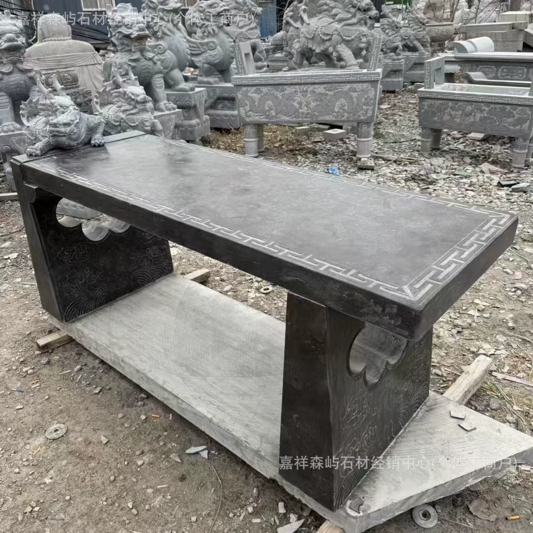 Каменный чайный стол Черно-голубой скалолазный зверь поглощает воду