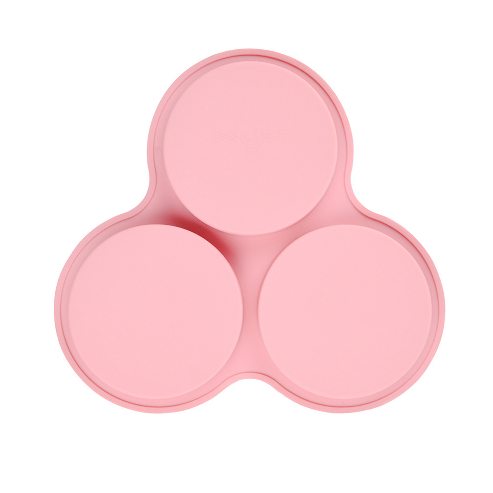 3 cilindros 578 molde de silicona pudín pastel molde de postre jabón utensilios de cocción