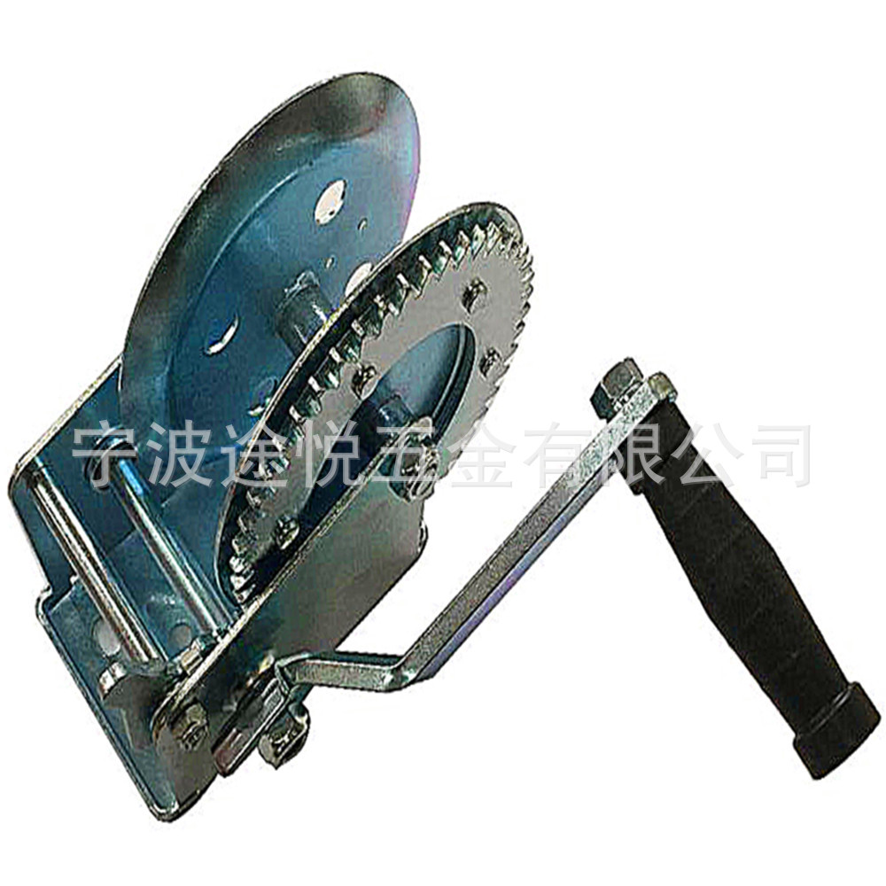 厂家供应1600LBS手摇绞车空架 船用手摇绞盘 游艇拖车手动绞盘