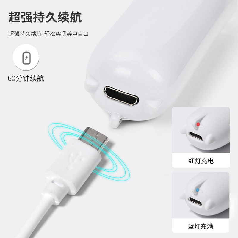 Lámpara para hornear uñas de una palabra Gel para esmalte de uñas Mini lámpara de mano especial Monstruo Lámpara de fototerapia para uñas 8 segundos de secado rápido