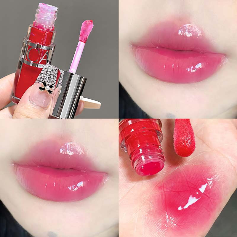 CAPPUVINI Brillo de labios hidratante transparente para cubrir las líneas de los labios Espejo de labios de vidrio para sostener el maquillaje Esmalte de labios Brillo de labios Maquillaje transfronterizo image 13