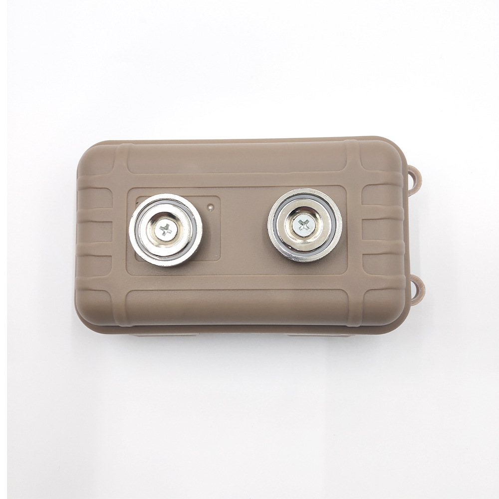 Caja de herramientas magnética portátil al aire libre coche magnético EDC caja táctica montañismo senderismo imán caja de almacenamiento