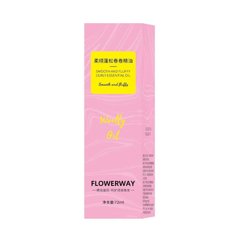 FLOWERWAY 柔顺蓬松卷卷精油持久留香柔顺护理修复毛躁护发精华液|undefined