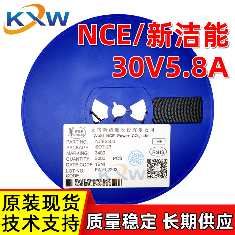 Nce3400 Nce3400X Nce3400Ay Nce New Clean Energy Agent N-Channel Field Effect Mosfet Transistor