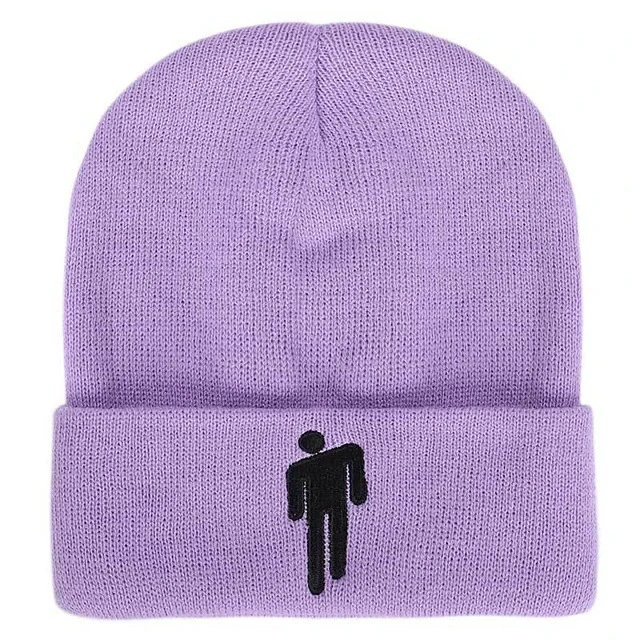 Knit beanie Billie Eilish-style, adjustable unisex hat, multiple colors