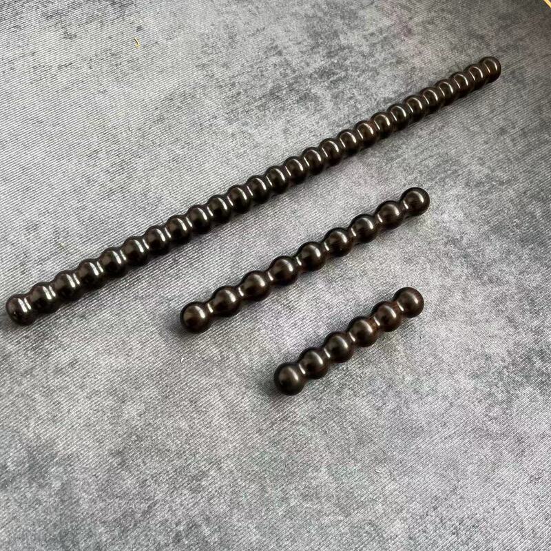 紫光檀木竹節の棒の瓢箪の皿は棒の武術の棒を遊んで背中をたたいて筋の多機能のフィットネスの文を打って瓢箪を遊んで短いです。|undefined