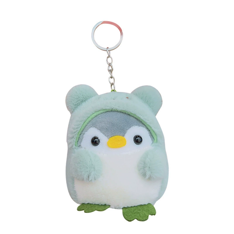 Plush keychain, pendant, doll, backpack, with little bears, pinguin