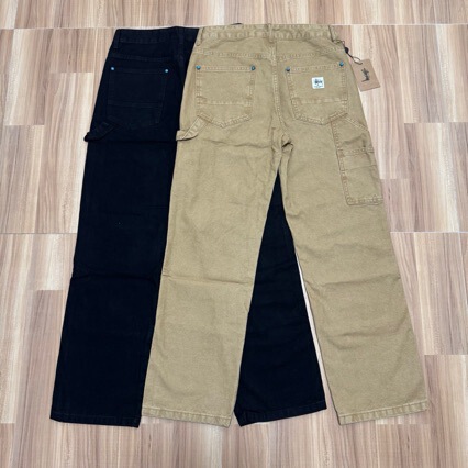 Sut Stussy Fw23 Autumn New Japanese-Style Main Line Outdoor Workwear Series Washed Jeans Cross-Border Trade