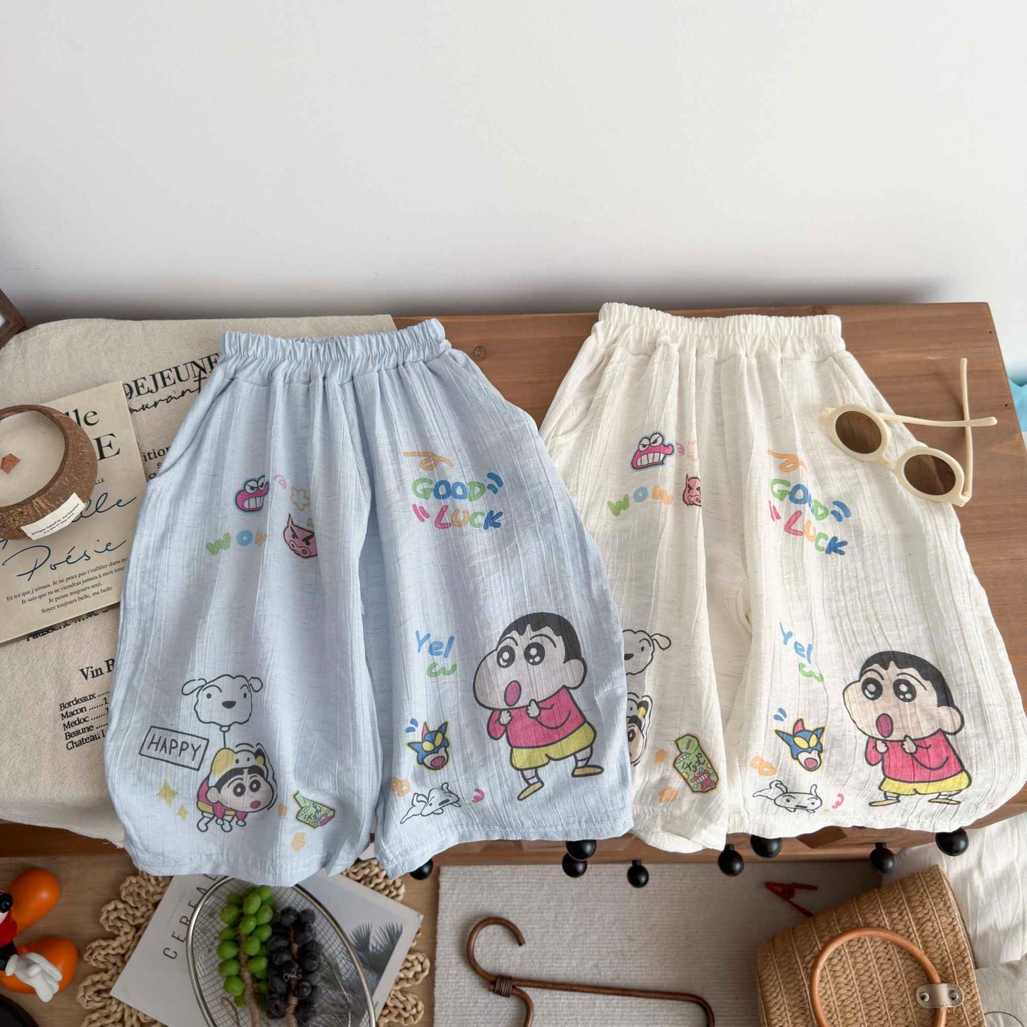 Summer children's thin cartoon trousers for boys
