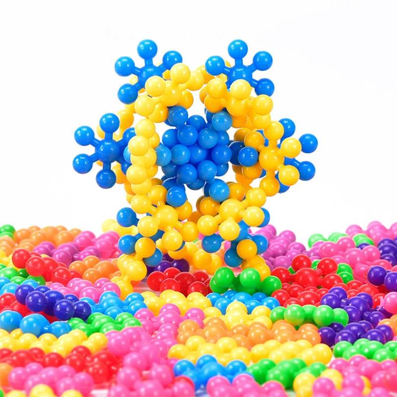 Игрушка для детского сада, конструктор для мальчиков и девочек, 3D, со снежинками, 3 года