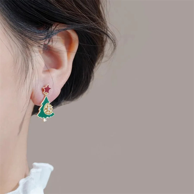 Orecchini pendenti albero di natale – gioielli donna eleganti_voghion.com