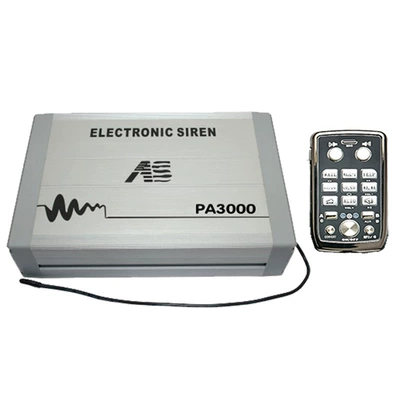 Car horn/tweeter and voice amplifier, electronic