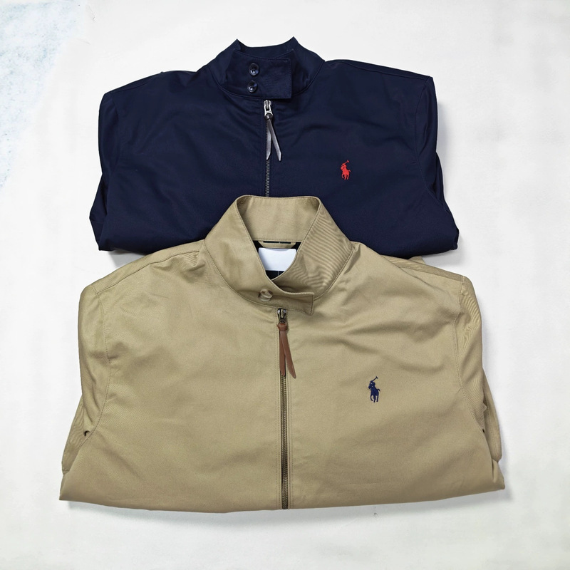 High-quality scannable code Raffaello Harrington jacket, spring and autumn stand-up collar workwear jacket, men's casual retro cotton jacket High-quality scannable code Raffaello Harrington jacket, spring and autumn stand-up collar workwear jacket, men's casual retro cotton jacket