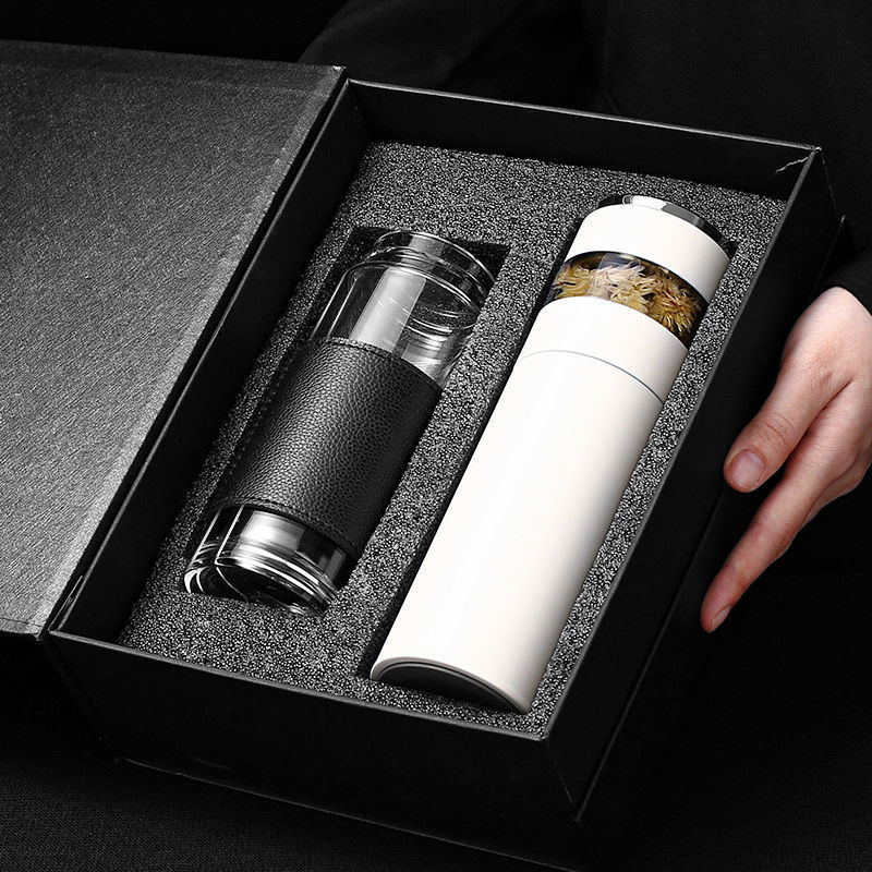 教師の日ギフト茶水分離カップ 316 ステンレス鋼魔法瓶カップギフトボックスメンズビジネスギフトセットギフト|undefined