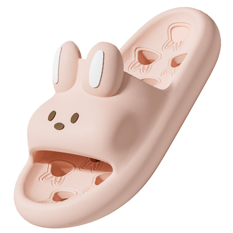 Zapatillas de baño anti-derrapante fugas de agua para hombre interior pisar excrementos para baño especial Eva sandalias mujeres