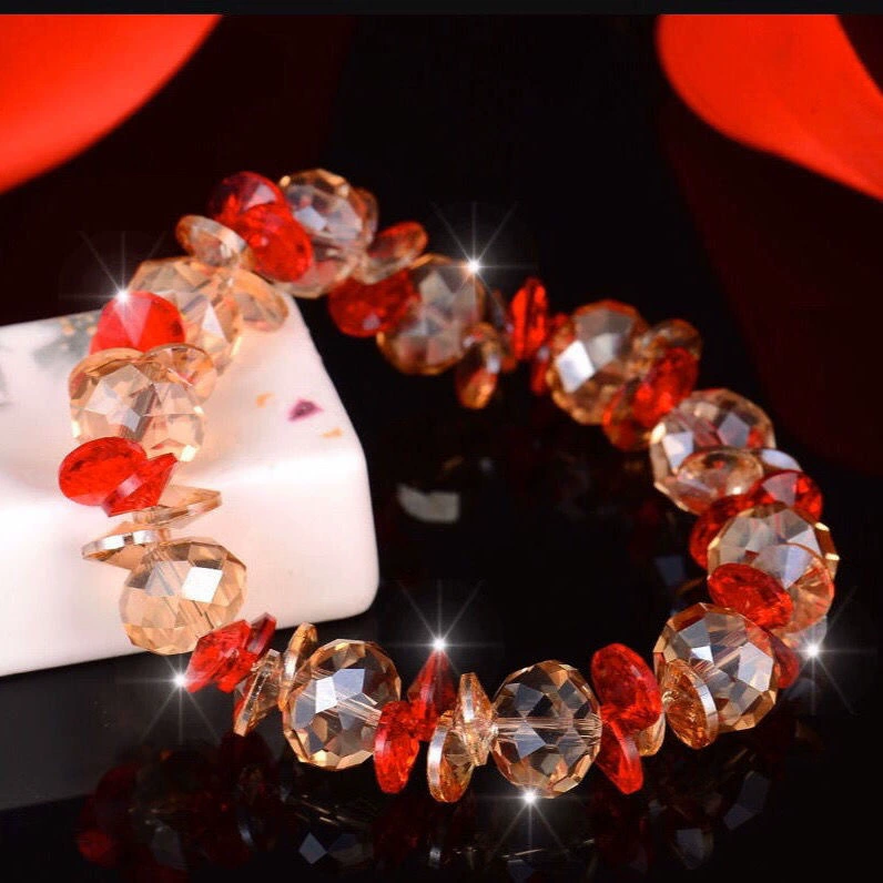 Изящный модный Crystal браслет с jade, европейский стиль