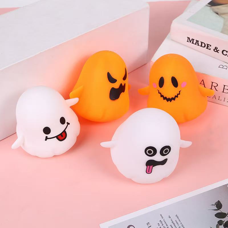 Bollos de descompresión de simulación transfronteriza, hojaldre de yema de huevo fluido, ventile, hamburguesa, taza de ardilla, descompresión, rebote lento, pellizco