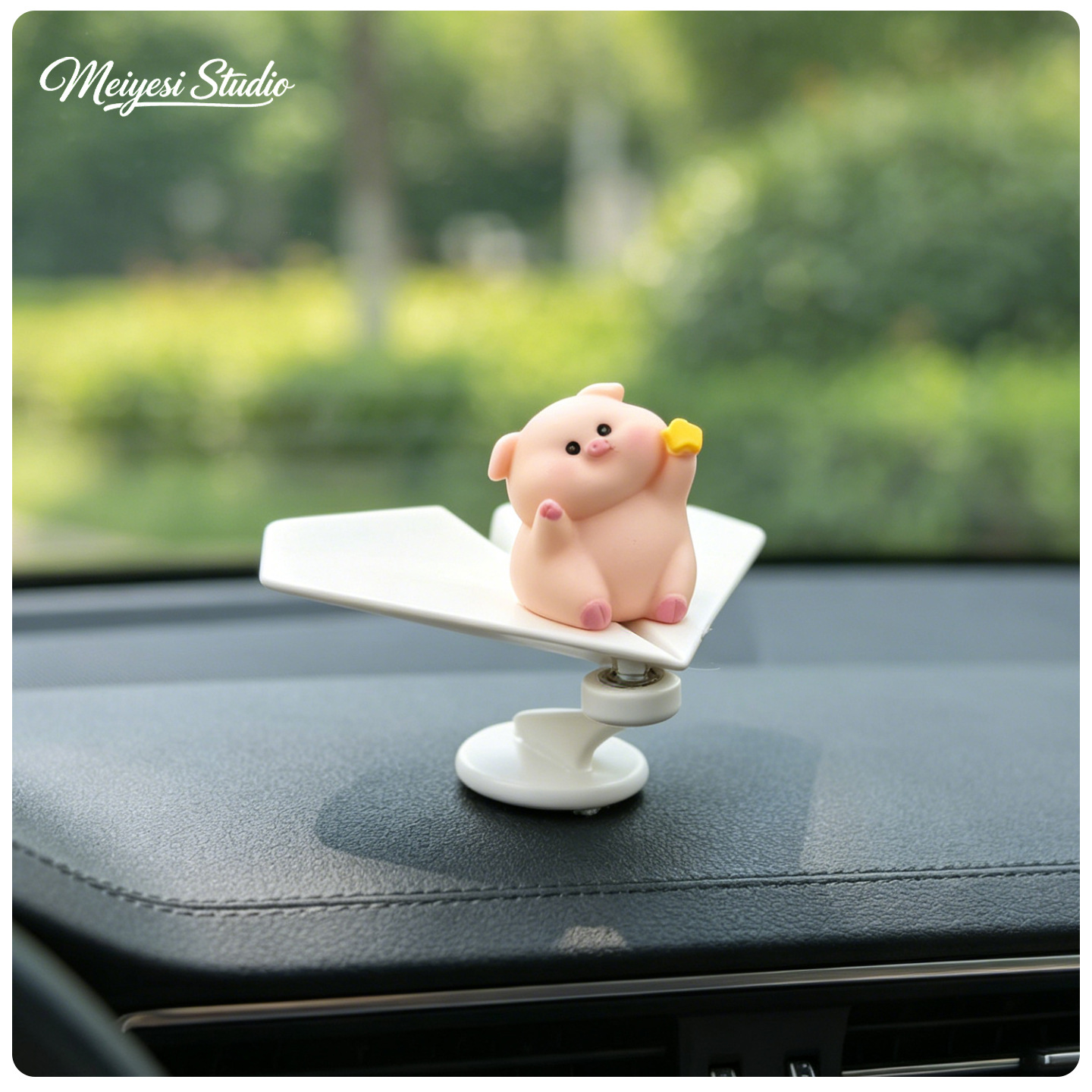 Crayón nuevo avión giratorio 2026 nuevo automóvil adorable joyería de dibujos animados decoración de curación descompresión