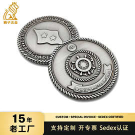 厂家订 做人物头像纪念币银行促销活动胸章马拉松运动奖牌订 制