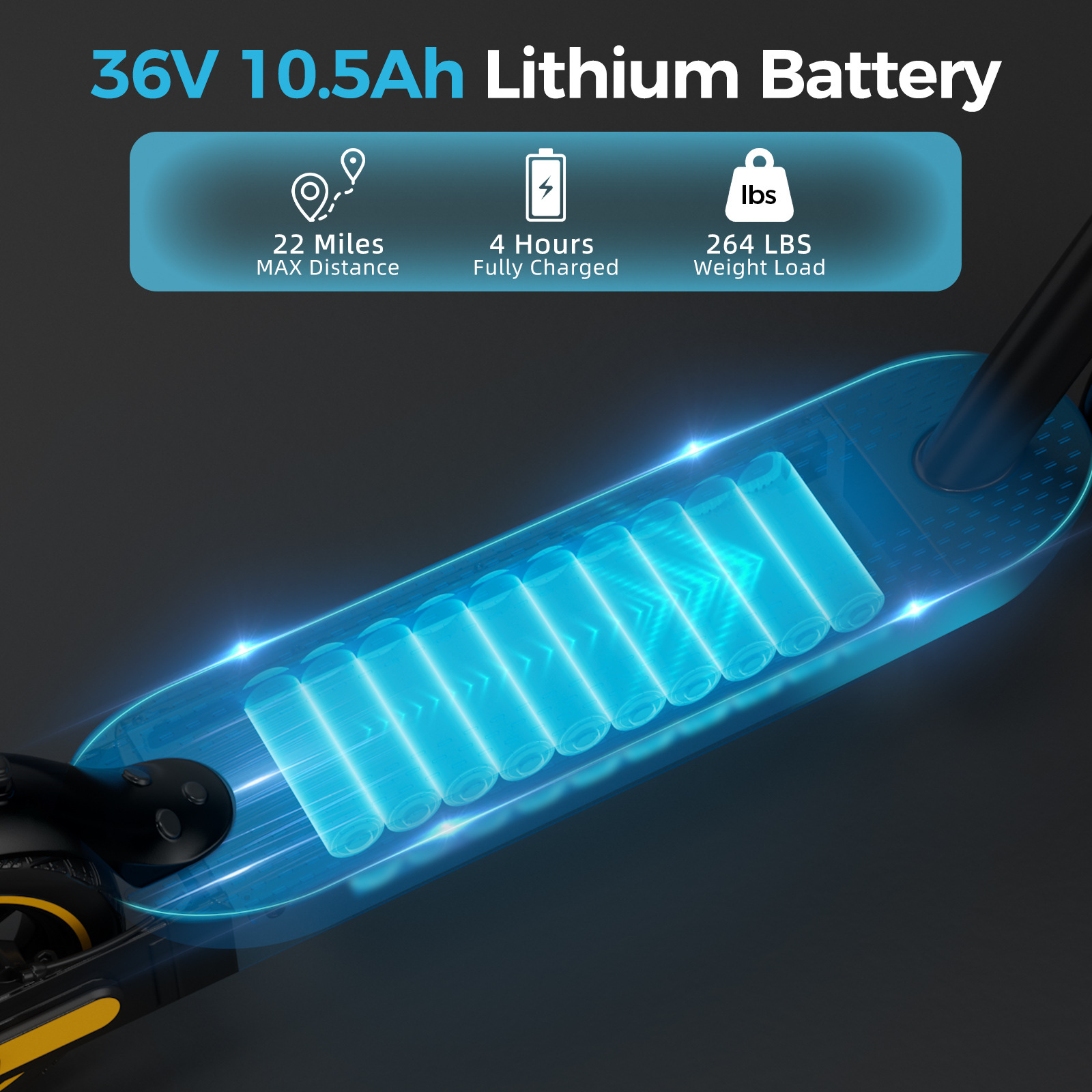 10 inch adult electric scooter 500W two wheel electric folding portable electric scooter light battery car