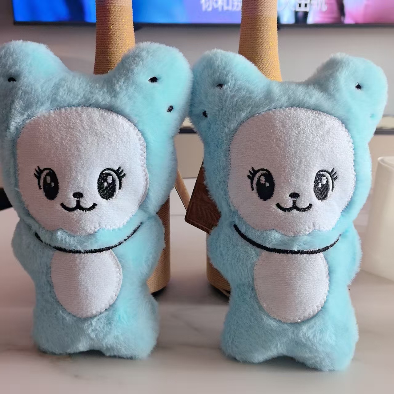Peluş Oyuncak 20cm Civarı Sekiz İnçlik Basit Tasarım Vinç Makinesi Figürü Düğün Atma Şirket Festival Peluş Oyuncak