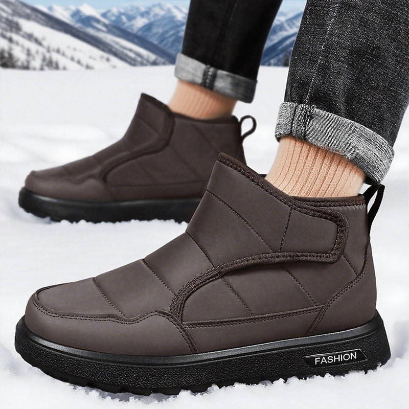 Shoes Men's Shoes Winter Cotton Boots Plus Velvet Thickened New Stuffed-Lined Outdoor Slip-On Casual Walking Snow Boots Shoes Men's Shoes Winter Cotton Boots Plus Velvet Thickened New Stuffed-Lined Outdoor Slip-On Casual Walking Snow Boots