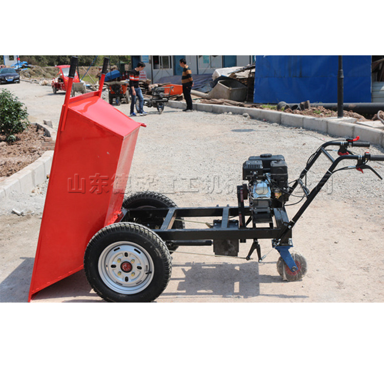 建筑工地汽油翻斗车 乡村修便道三轮拉货车 工地基建果园用转运车