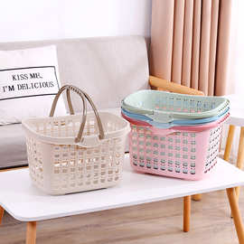 062超市购物篮子洗澡手提买菜水果啤酒KTV篮便利店零食采购筐大号