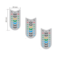 酸奶面包温度计贴 酸面发酵罐玻璃瓶测温贴 酿酒温度计贴