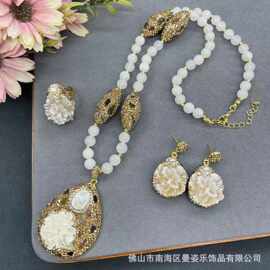 网红直播新品秋冬毛衣链手工满钻设计镶嵌满钻设计中古时尚首饰