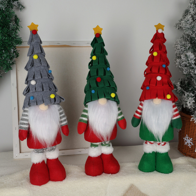 クロスボーダー新しいクリスマスデコレーションツリースタイル人形装飾品北欧スタイルの森の装飾家の装飾|undefined