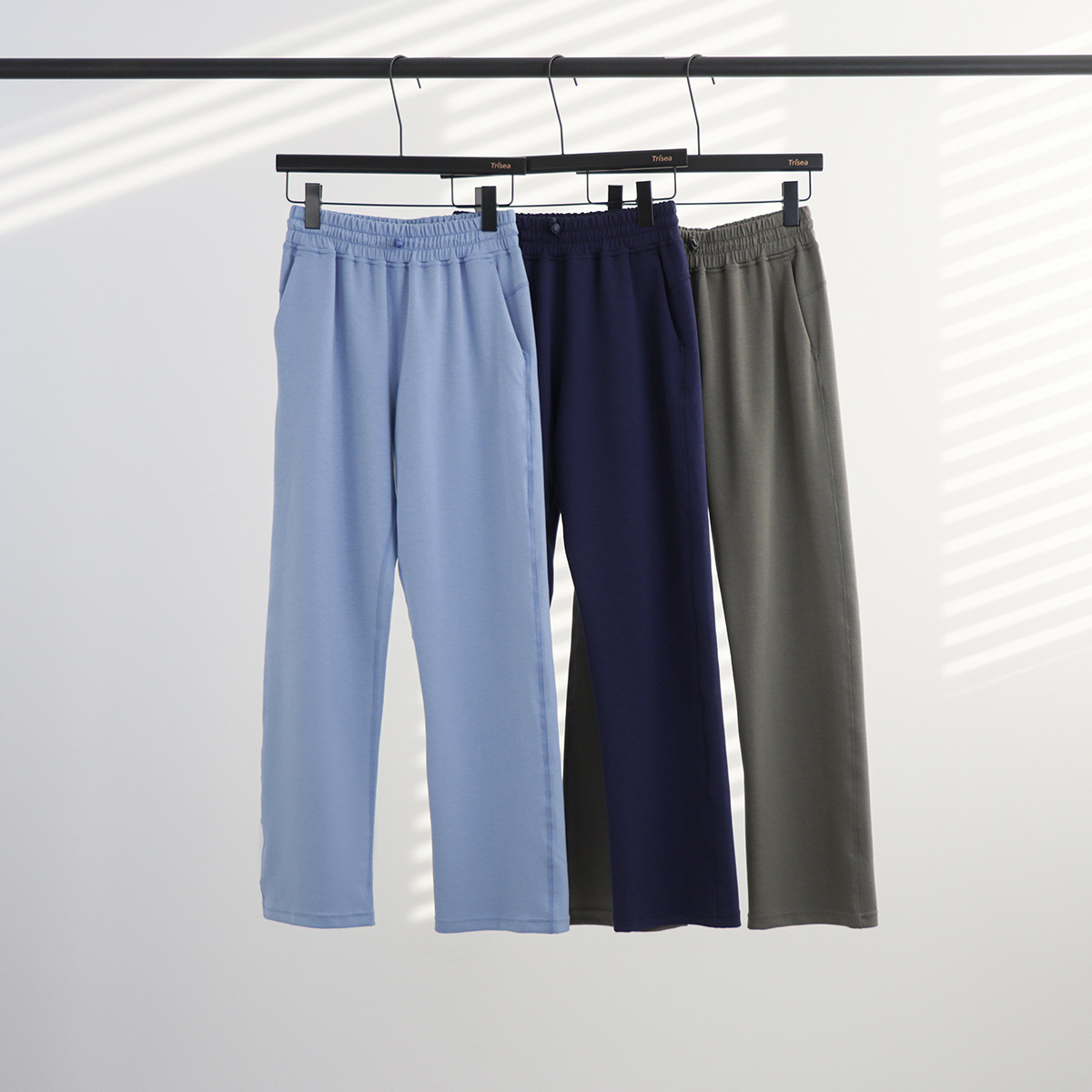 LULU, el mismo modelo de pantalones de aire casuales de cintura alta, pantalones de piernas largas, nuevos productos para mujeres.